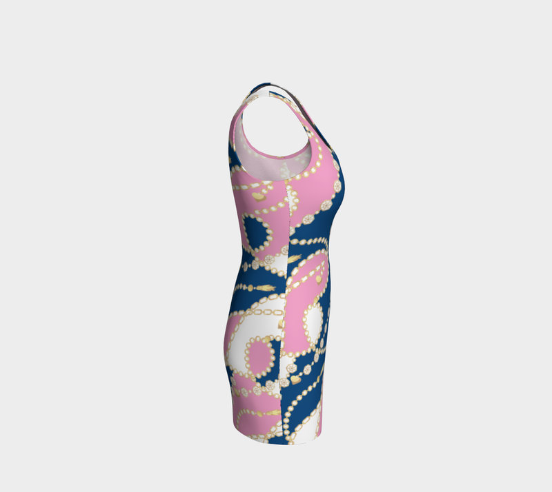Chained Maiden Bodycon Dress - Objet D'Art