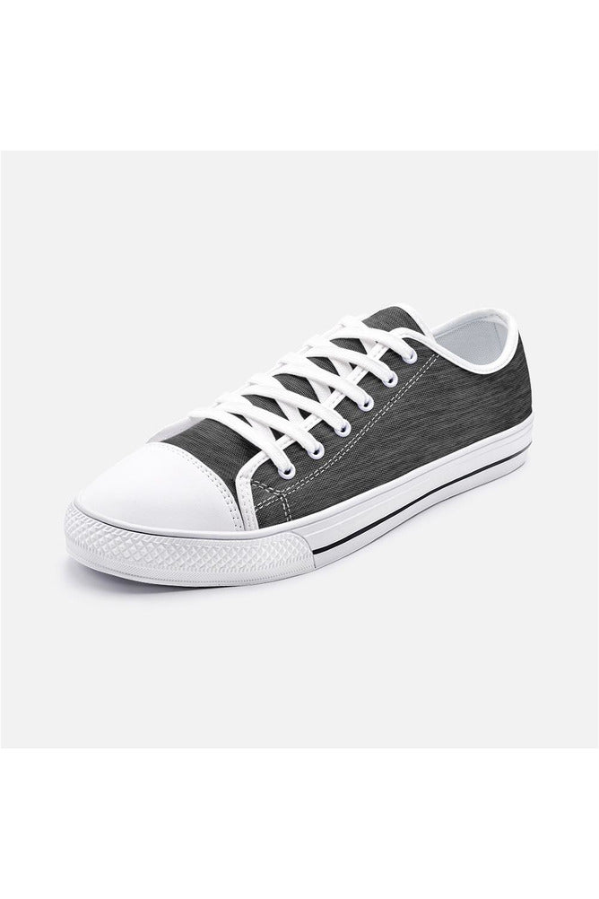 Carbon Fiber Unisex Low Top Canvas Shoes - Objet D'Art