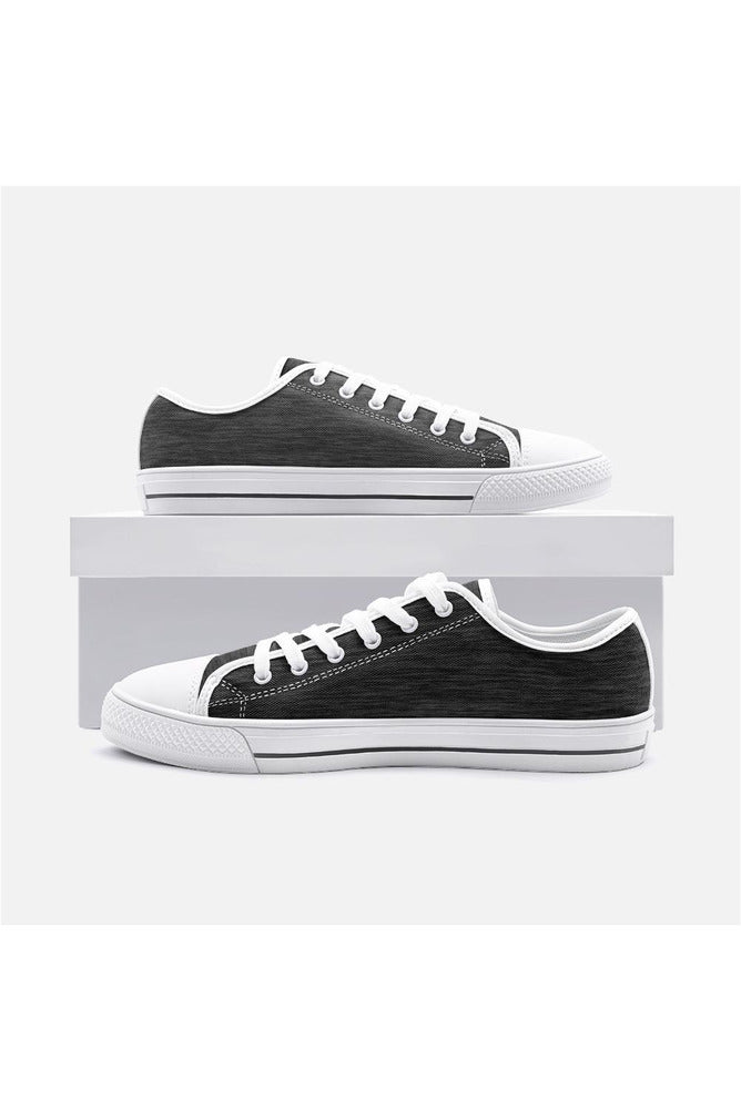 Carbon Fiber Unisex Low Top Canvas Shoes - Objet D'Art