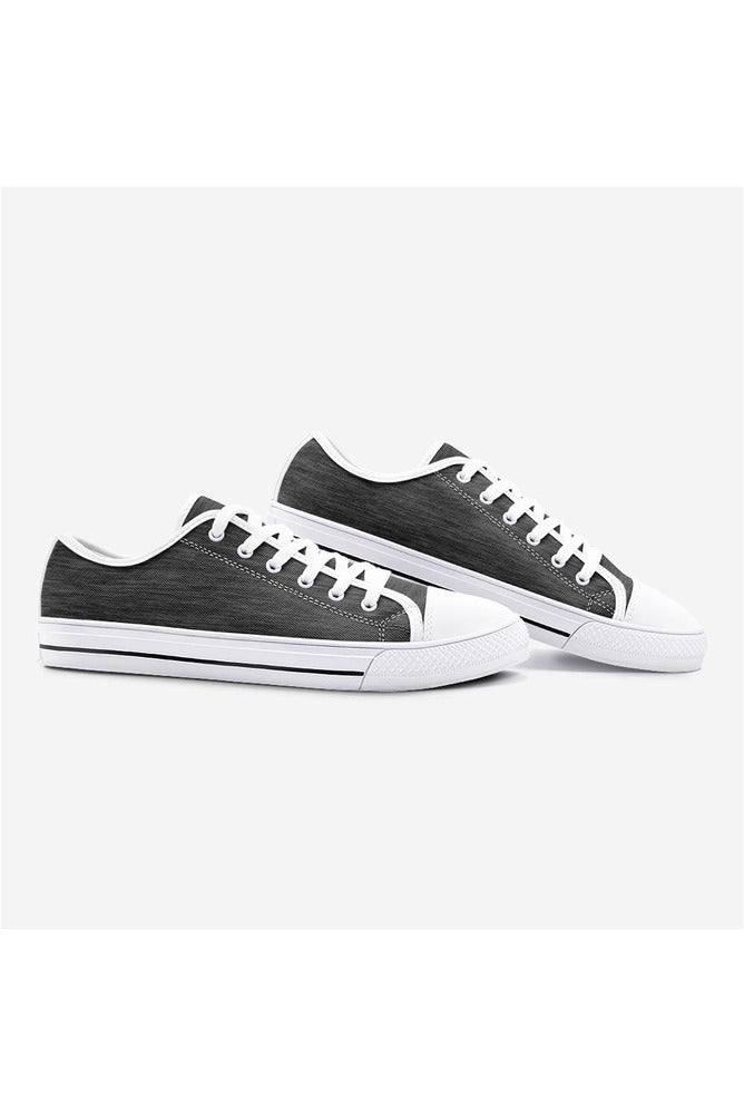 Carbon Fiber Unisex Low Top Canvas Shoes - Objet D'Art