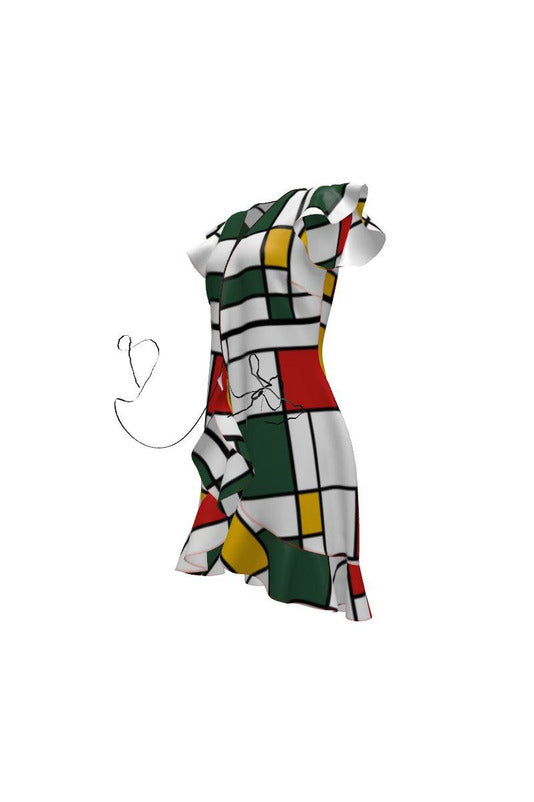 Mondrian Tea Dress - Objet D'Art