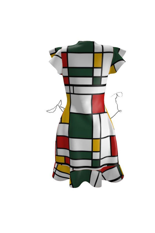 Mondrian Tea Dress - Objet D'Art