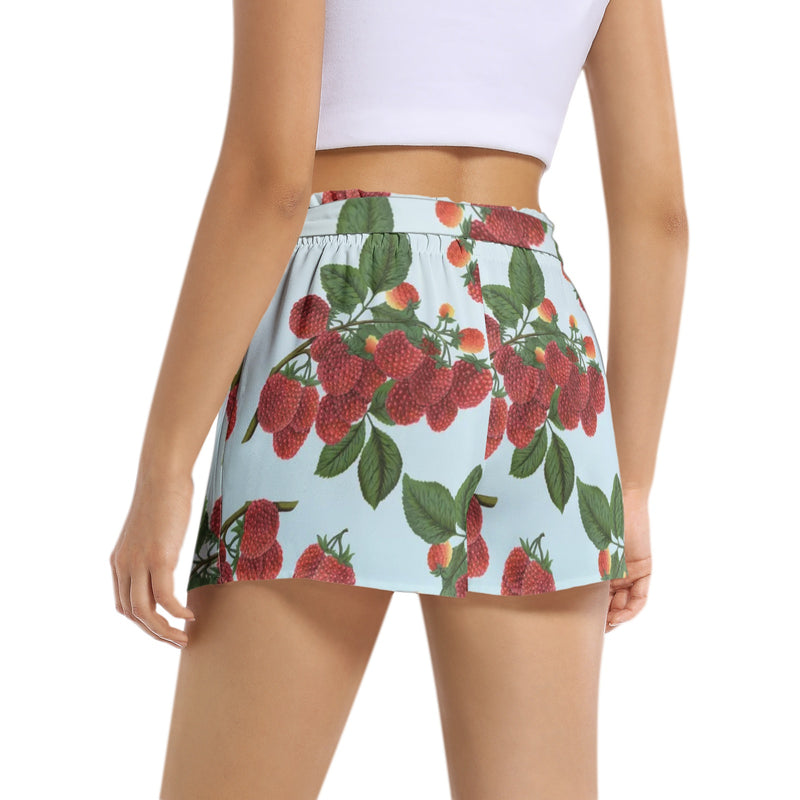 Colossal Raspberry Women's Belted Short - Objet D'Art