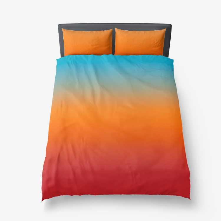 Sunset Microfiber Duvet Cover - Objet D'Art