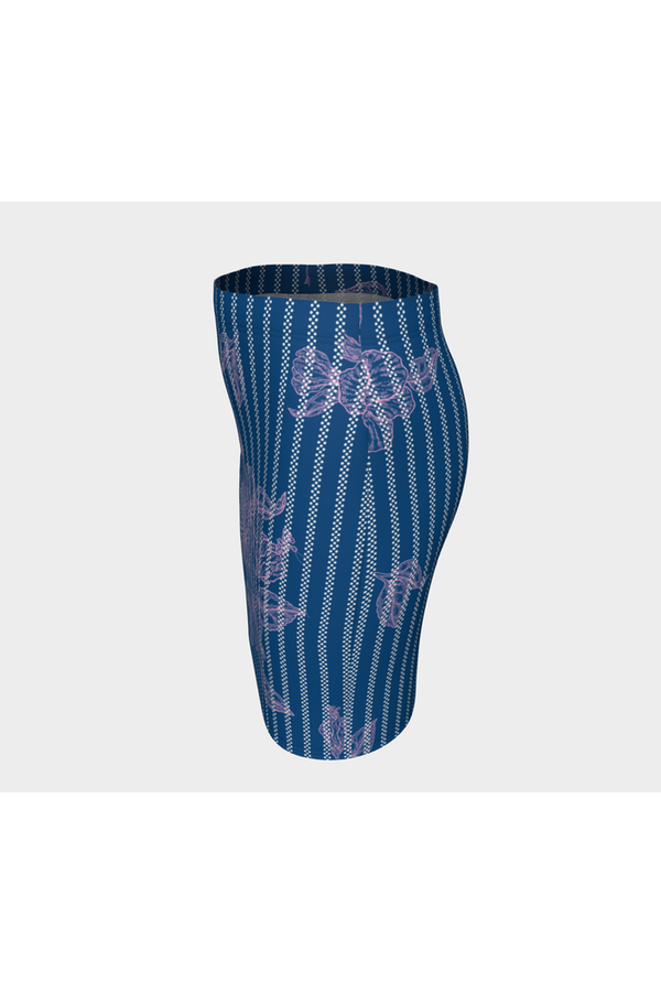 Pink Floral Fitted Skirt - Objet D'Art