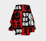 Pi Print Flare Skirt - Objet D'Art