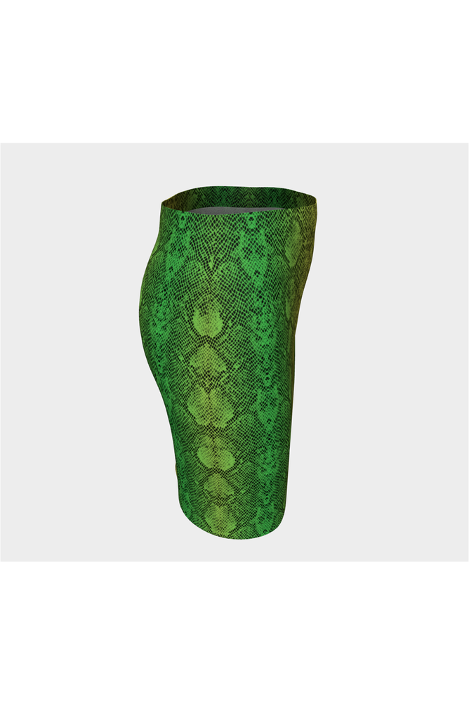 Snakeskin Fitted Skirt - Objet D'Art