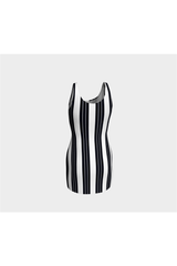 Vertical Stripes Bodycon Dress - Objet D'Art