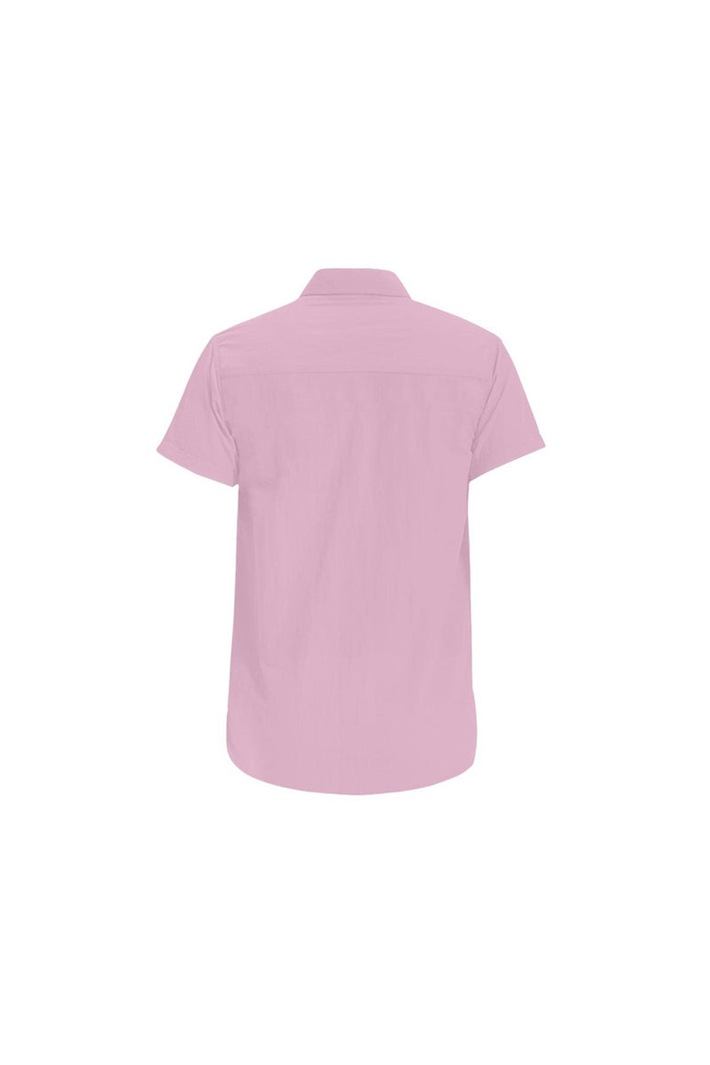 Pressed Rose Men's All Over Print Short Sleeve Shirt/Large Size (Model T53) - Objet D'Art