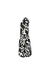 patt 5 Elbow Sleeve Ice Skater Dress (D20) - Objet D'Art