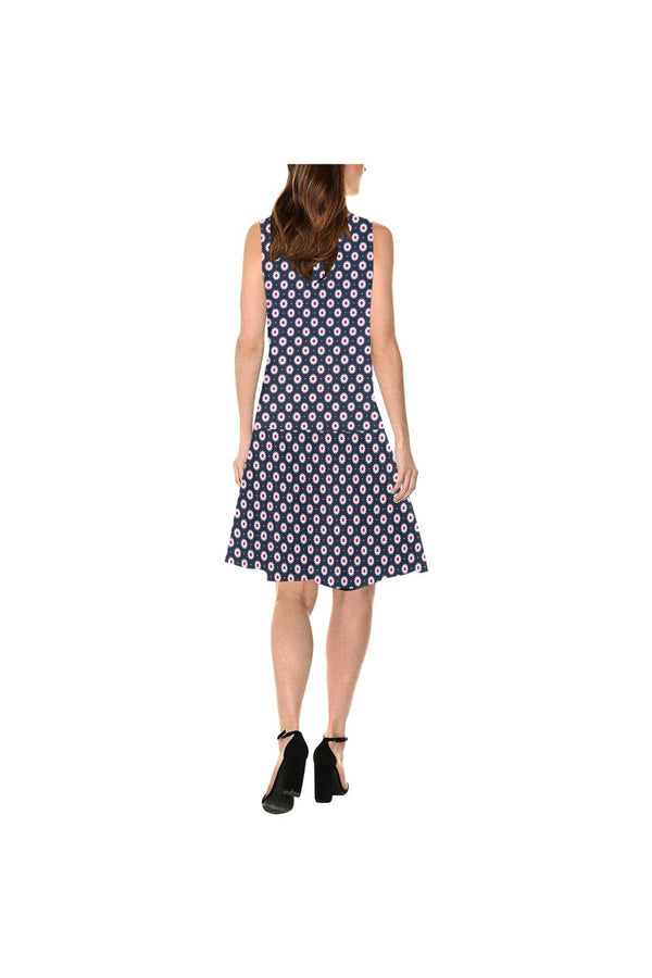 daisy 3 Sleeveless Splicing Shift Dress(Model D17) - Objet D'Art