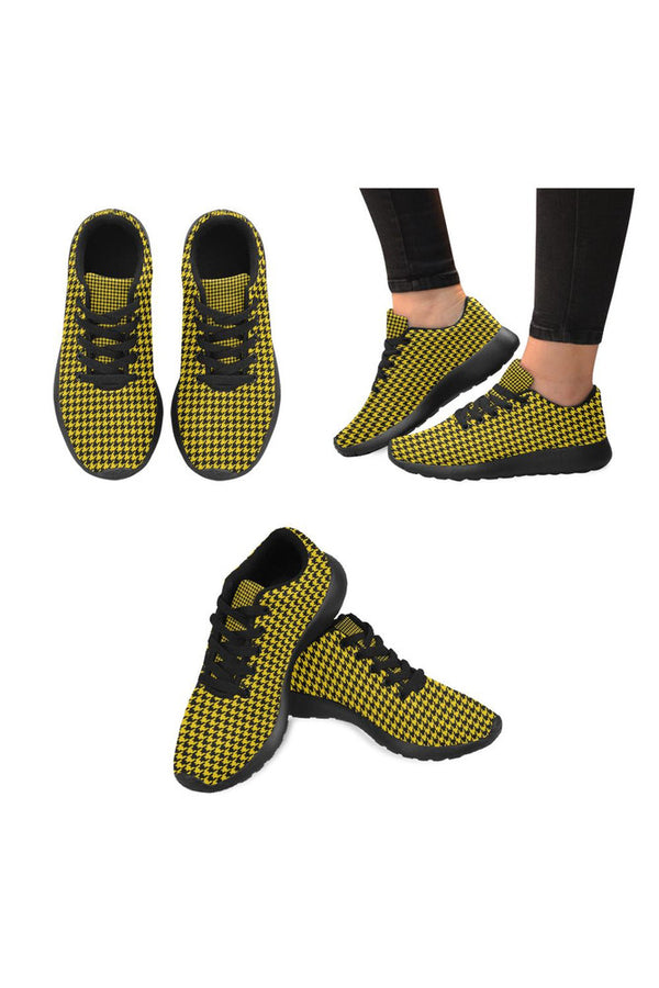 Houndstooth Men's Running Shoes/Large Size (Model 020) - Objet D'Art