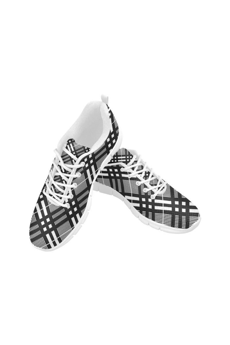 Plaid Passion Women's Breathable Running Shoes - Objet D'Art