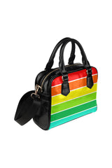 Rainbow Bright Artsadd Shoulder Handbag (Model 1634) - Objet D'Art