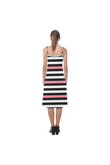 PINK stripe Alcestis Slip Dress (Model D05) - Objet D'Art