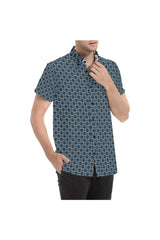 BK - USA Men's All Over Print Short Sleeve Shirt (Model T53) - Objet D'Art
