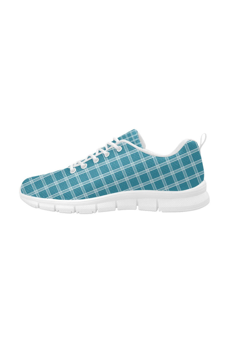 Tattersall Blue Women's Breathable Running Shoes - Objet D'Art