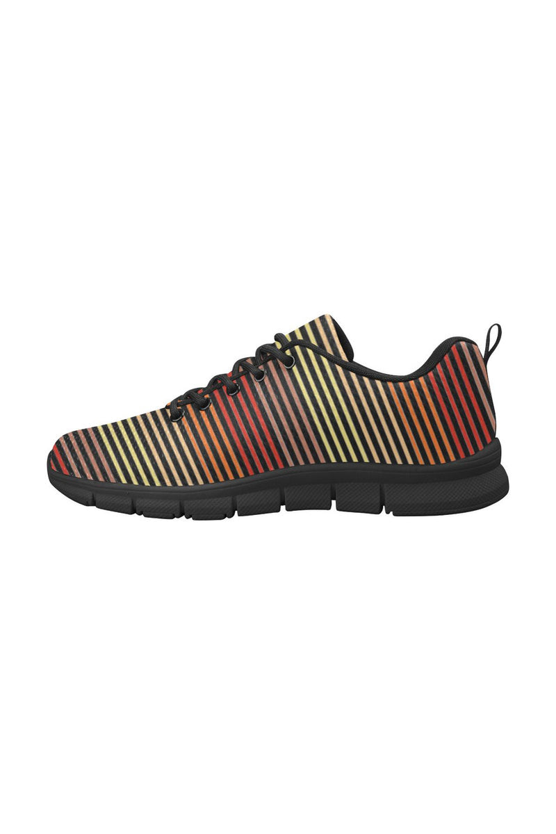 Spectral Lines Women's Breathable Running Shoes (Model 055) - Objet D'Art