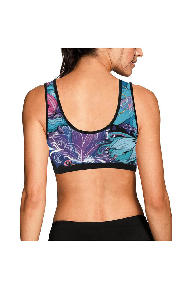 Floral Meadows Sports Bra - Objet D'Art