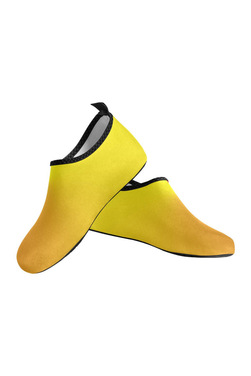 Red & Yellow Ombre Women's Slip-On Water Shoes - Objet D'Art