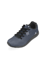 Stars on Blue Women’s Running Shoes (Model 020) - Objet D'Art