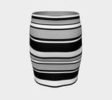Striped Fitted Skirt - Objet D'Art