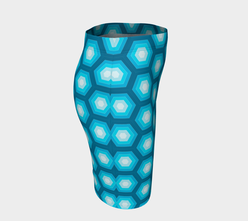 hexa sexy fitted skirt - Objet D'Art
