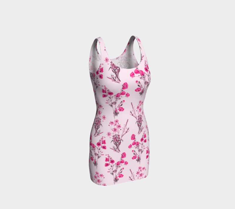 Wildflower Bodycon Dress - Objet D'Art