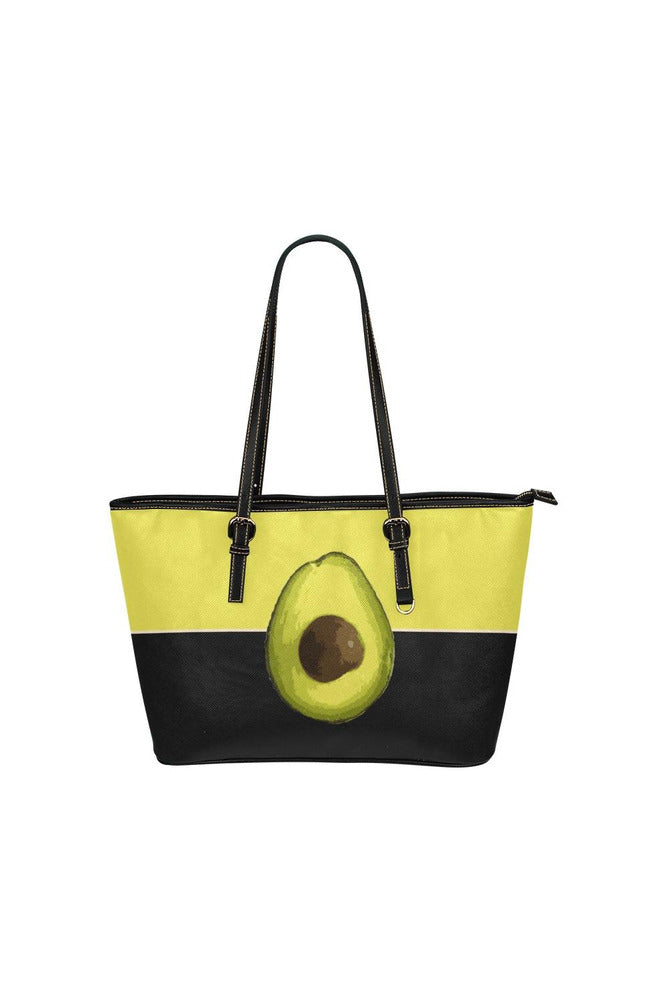Avocado Leather Tote Bag/Small (Model 1651) - Objet D'Art