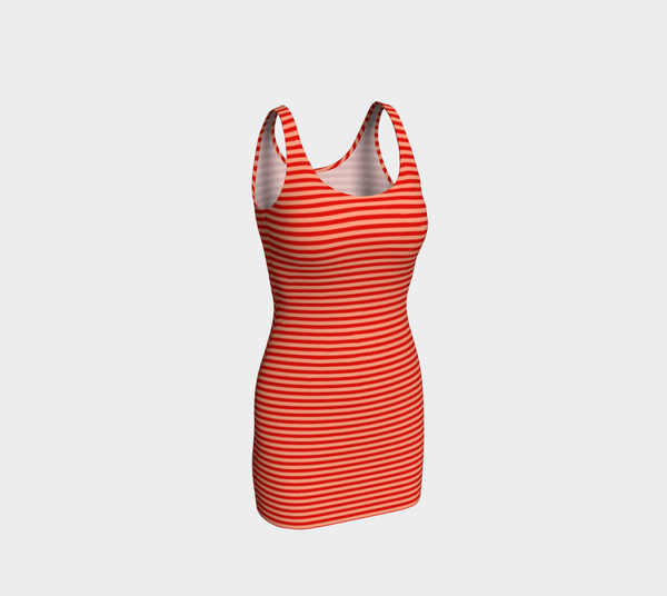 Striped Bodycon Dress - Objet D'Art