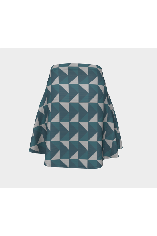 Right Angles Flare Skirt - Objet D'Art