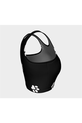 Paw Print Athletic Crop Top - Objet D'Art