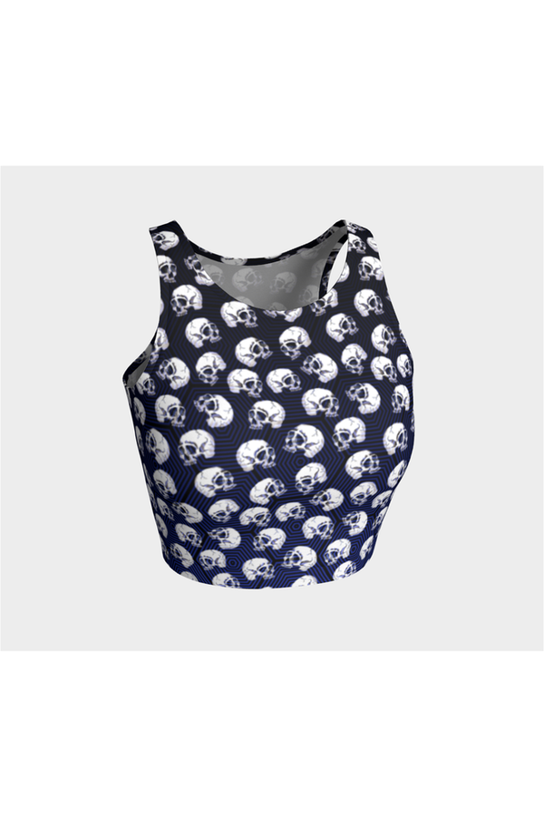 Skull Print Athletic Top - Objet D'Art