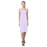 lavender key print 3 Alcestis Slip Dress (Model D05) - Objet D'Art