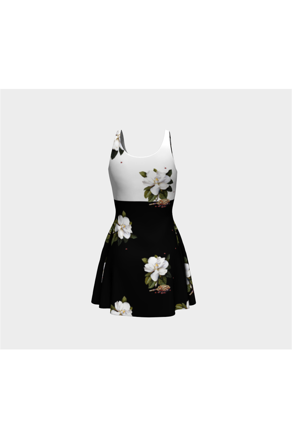 Two Tone Magnolia Flare Dress - Objet D'Art