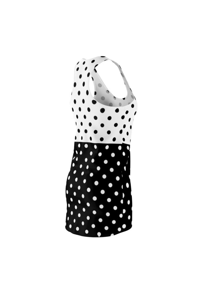 Polka-dot Women's  Racerback Dress - Objet D'Art