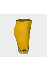 Golden Perch of Birds Fitted Skirt - Objet D'Art