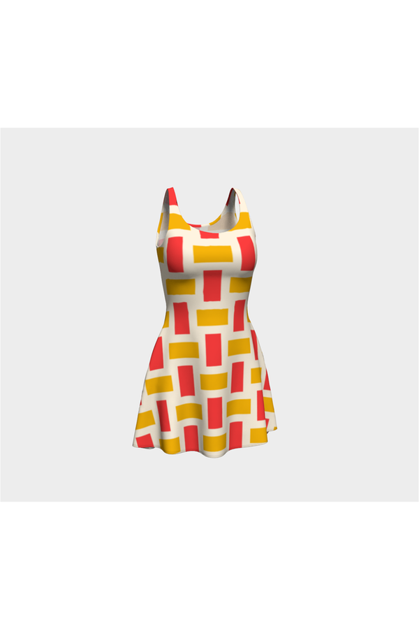 Southwest Weave Flare Dress - Objet D'Art