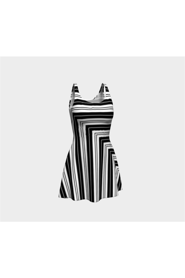 Bold Stripe Flare Dress - Objet D'Art Online Retail Store
