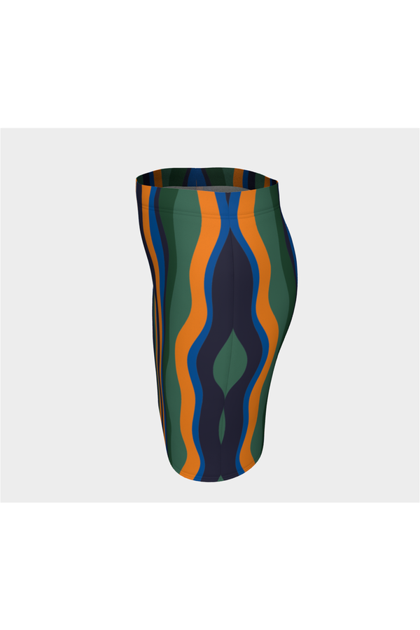 Wavy Fitted Skirt - Objet D'Art