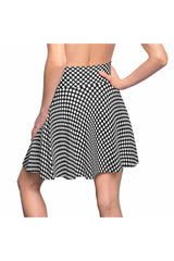 Micro Polka Dot Women's Skater Skirt - Objet D'Art