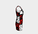 Pi Print Bodycon Dress - Objet D'Art