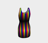 Longitudes of Colors Bodycon Dress - Objet D'Art