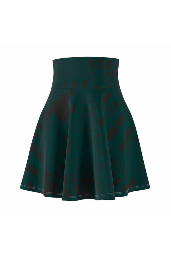 Houses Women's Skater Skirt - Objet D'Art
