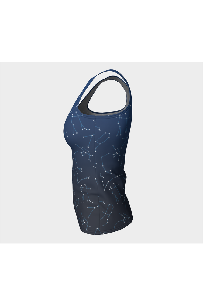 Zodiac Constellation Fitted Tank Top - Objet D'Art