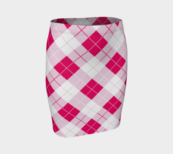Innuendos of Plaid Fitted Skirt - Objet D'Art