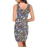 grk butterfly print 2 Medea Vest Dress (Model D06) - Objet D'Art