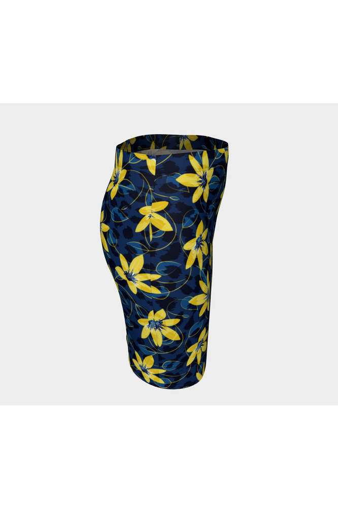 Floral Fitted Skirt - Objet D'Art