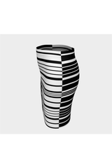 Two Tone Fitted Skirt - Objet D'Art