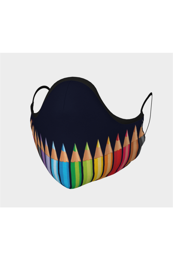 Color Pencil Artist Face Mask - Objet D'Art